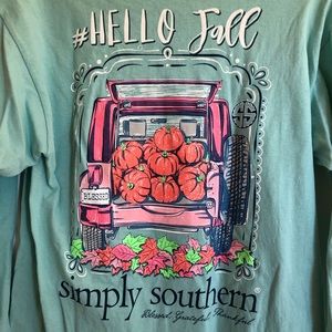 “Hello Fall” Simply Southern Tee